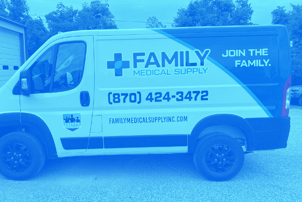 Join The Family! Family Medical Supply in Mountain Home, Arkansas rebranding including new logo, slogan and style guide.