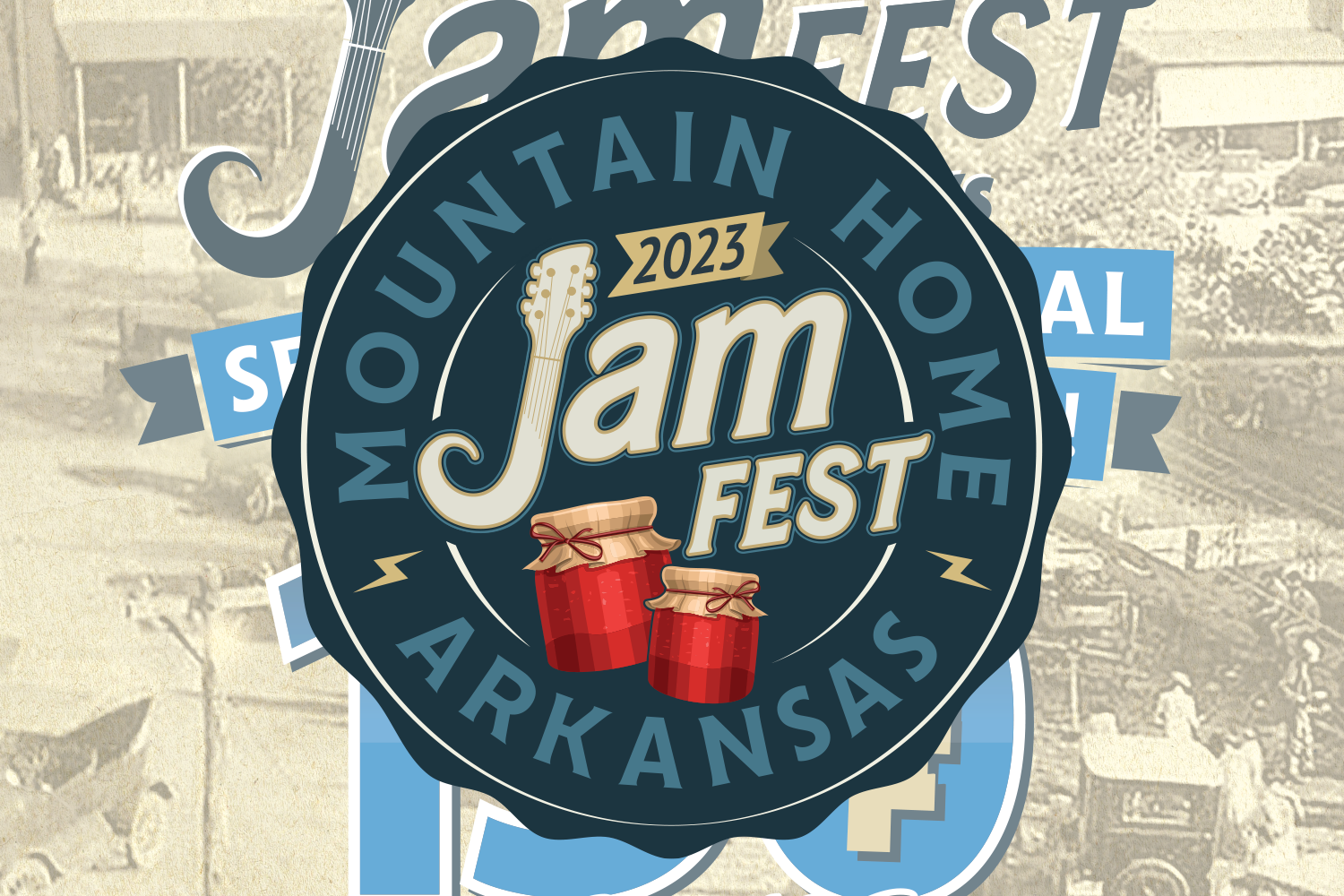 Art for the Baxter County Sesquicentennial Celebration at JamFest in Mountain Home, Arkansas 2023